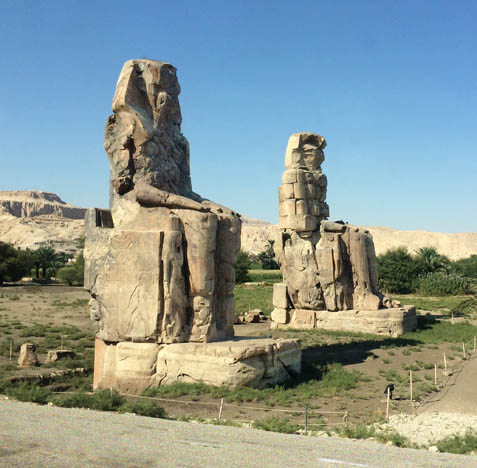 Memnon Kolosse Theben West 