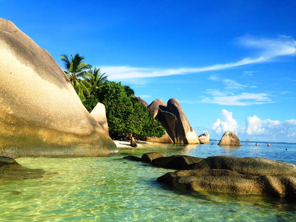 Felsen von La Digue