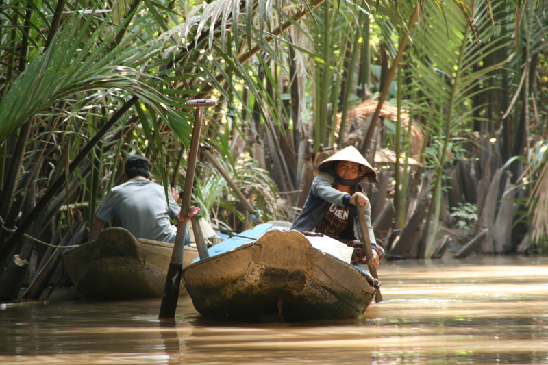 Fortbewegung auf dem Mekong
